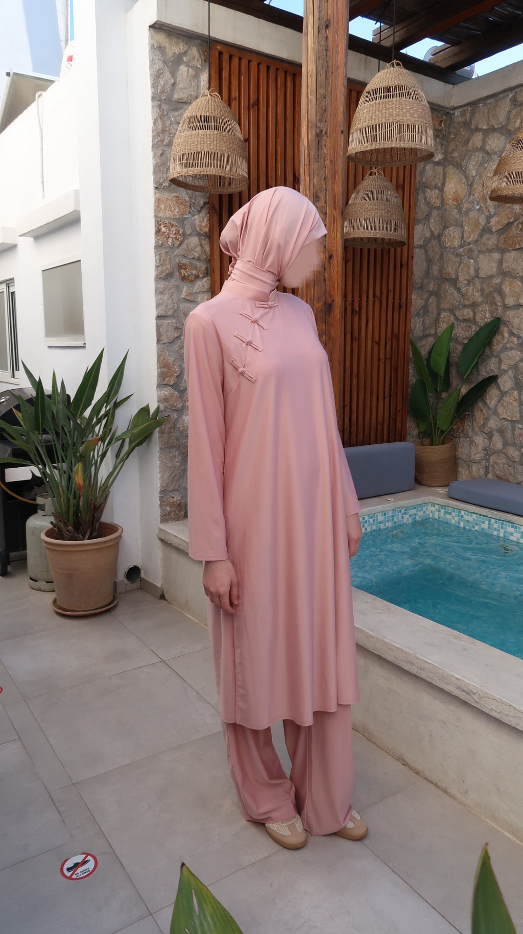 Burkini Minaya - Rose nude (précommande)